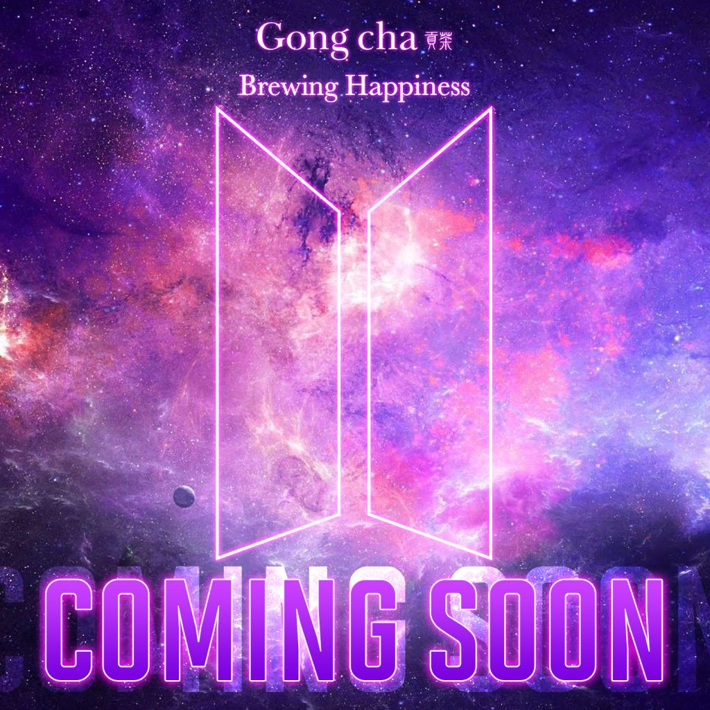 Gong cha x BTS Coming Soon!
