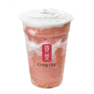 HS Milk Strawberry Ice Smoothie