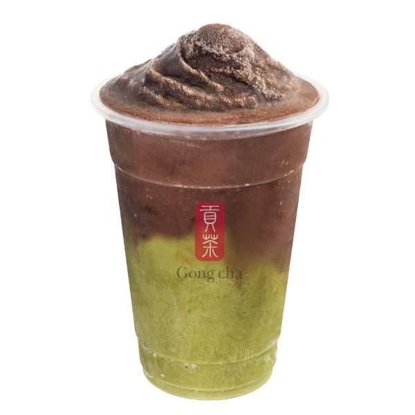 Matcha Chocolate Ice Smoothie